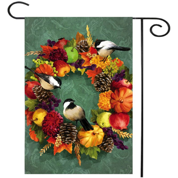 12"x18'' Mini Garden Double Sided Flower Butterfly Flag House Yard Banner Decorations