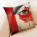 Honana BX National Flag With Eye Pattern Luxury Cushion Cover Throw Pillow Case Pillow Covers