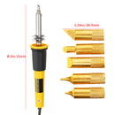 40W Wood Burning Tool Kit Craft Soldering Iron Pyrography Art Pen Tip 110V 220V Tools Set