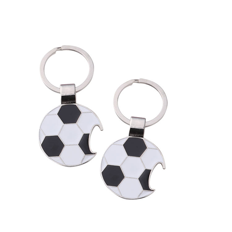 Honana Football Metal Key Beer Bottle Opener World Soccer Cup Fans Key Chains Home Club Decoration