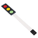 3Pcs 3Key Press Film Switch Module Single Chip Microcomputer Extended Keyboard Electronic Switch Module