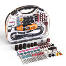 HILDA 220V 200W Electric Mini Drill Grinder Engraving Pen Electric Grinding Machine with 210pcs Rotary Tool Accessories