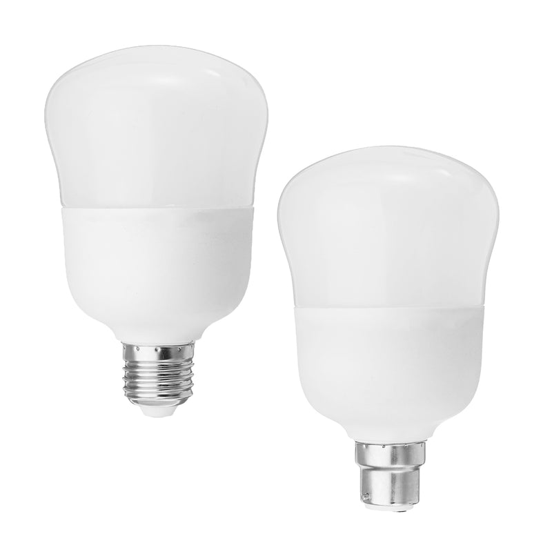 E27/B22 20W 18LED 2835SMD PC Cover Shell White Energy-saving Unique Styling Light Bulb AC85-265V