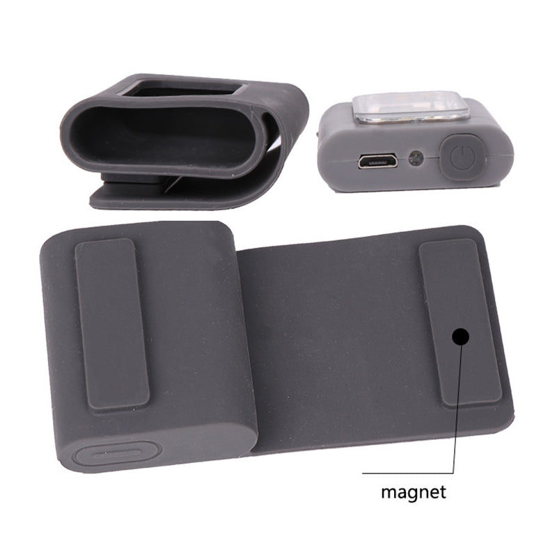 4 Modes 9 LED Magnetic Clip Work Light Constantly Bright Flashlight USB Rechargeable Motorcycle Lamp Outdoor