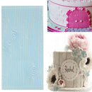 2pcs Tree Bark Wall Metope Silicone Cake Fondant Mold Candy Cookie Baking Tool