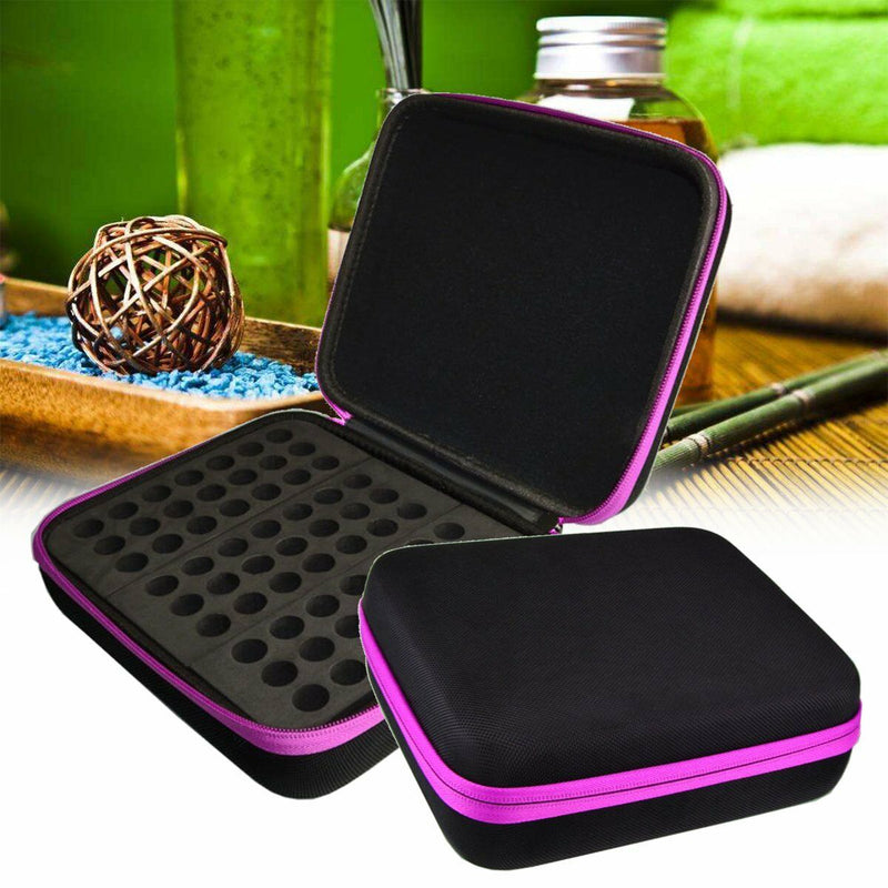 63 Bottles 1~3ml Essential Oil Case Carry Portable Travel Holder Storage Bag