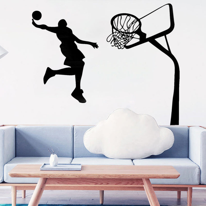 Removable Basketball Dunk Sport DIY Wall Sticker Kids Room Art Decor Decals