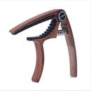 Guitar Capo Wood Grain Metal for Guitar Ukulele Tuning Beginners