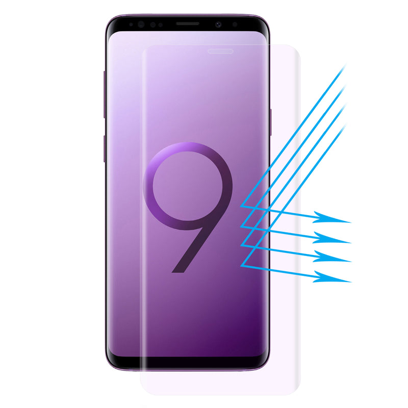 Enkay ClearTempered Glass Screen Protector For Samsung Galaxy S9 Plus 3D Curved Edge Anti Blue Light