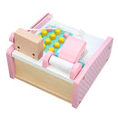 Supermarket Wooden Till Cash Register Toys Set Kids Educational Pretend Play Game