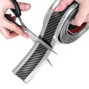 Car Stickers Carbon Fiber Red Rubber Door Sill Protector Edge Guard Strip