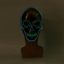 Halloween LED Light Skull Head Face Mask Carnival Night Cosplay Costume Props
