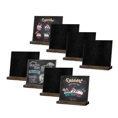 Wooden Small Blackboard Message Board Upright Home Restaurant Menu Card Desktop Cafe Multifunctional Decoration Retro
