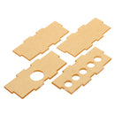 3pcs Transparent Acrylic Housing Shell For 6J1 Tube Preamplifier Amplifier Module Case