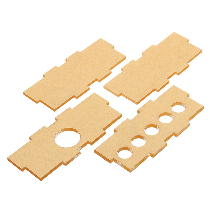 3pcs Transparent Acrylic Housing Shell For 6J1 Tube Preamplifier Amplifier Module Case