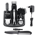 KEMEI 6 in1 Multi-functional Beard Trimmer Set Rechargeable Hair Cut Clipper Kit Ear Nose Shaver