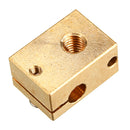 Aluminum/Brass M6 Thread V6 Heating Block For 3D Printer Part