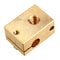 Aluminum/Brass M6 Thread V6 Heating Block For 3D Printer Part
