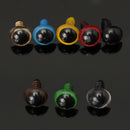 80Pcs 12mm 8Colors Plastic Safety Eyes Washers Kids Teddy Bear Doll Animal Toys Handmade Craft Tool