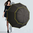 Xmund XD-HK14 Golf Umbrella Double Layer Windproof Anti-UV Umbrella 3-4 People Three Folding Sunshade