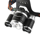 XANES 749 1200 Lumens T6+2 XPE Led Bicycle Headlight Infinite Zoom Outdoor Sports HeadLamp 4 Modes