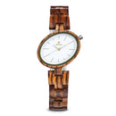 REDEAR SJ1680 Lightweight Women Watches Wood Band Quartz Wrist Watch