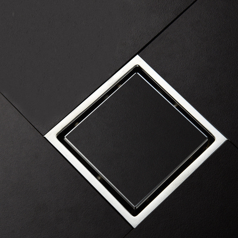 304 Stainless Steel In-visible Floor Drain Square Deodorant Bathroom Toilet Floor Drain