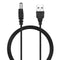 USB Port to 5.5mm / 2.1mm 5V DC Barrel Jack Power Cable Connector
