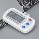 TS-BY53 White ABS Plastic Shell Waterproof Digital LCD Thermometer Instruments With Hanging Hook