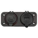 DC 12-24V Car Charger 2 USB Port + LED Volt Meterr + Car