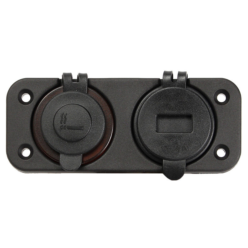 DC 12-24V Car Charger 2 USB Port + LED Volt Meterr + Car