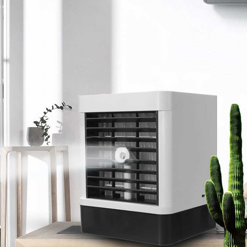 3 In1 Portable USB Air Conditioner Cooler Nano Water Cool Cooling Fan Humidifier