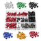 177pcs Motorcycle Fairing Bolt Kit Nuts Fastener Clips Screws For Honda/KawasakiYamaha/Suzuki