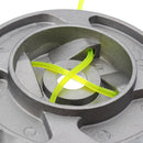 110x15mm Aluminum Grass Trimmer Head with 4 Nylon Lines for Brush Cutter Strimmer Replacement