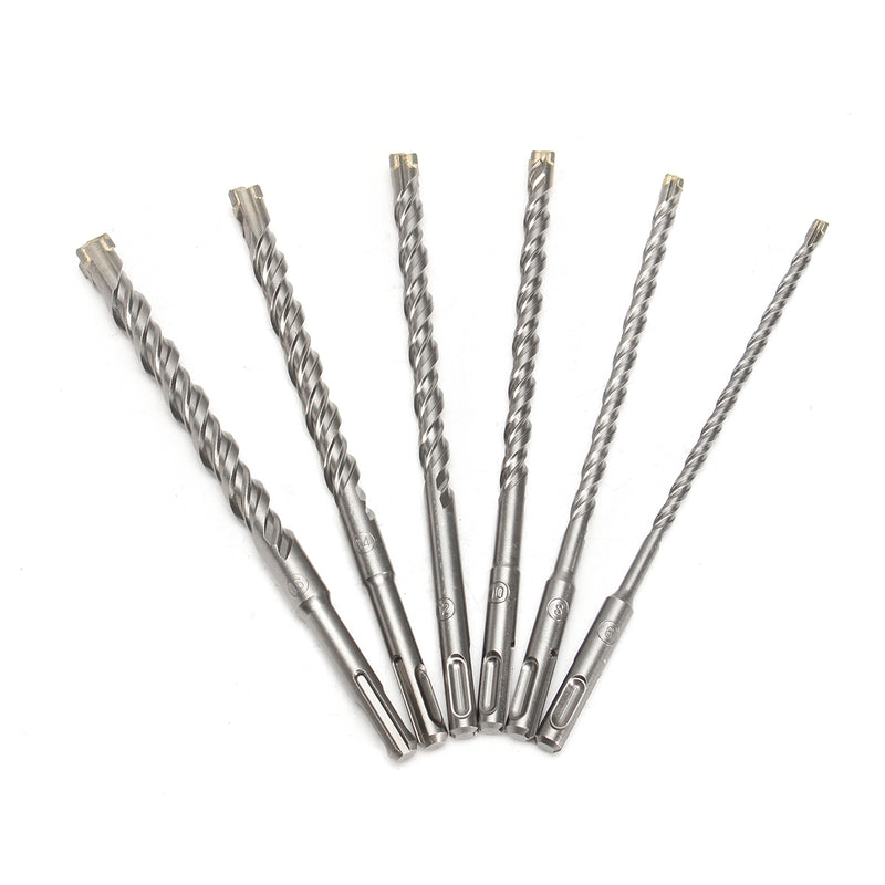 6-16mm Bi-Metal Drill Bit Length 260mm Double SDS Plus Slot Masonry Hammer Drill Bit