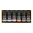 6Pcs Pure Aromatherapy Essential Oil Decompression Refresh Aiding Sleep Anti Sunstroke Body Massage Oil