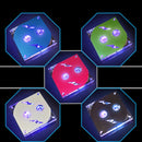 SIERRACOOL Desktop Computer CPU Water Cooling Head Acrylic  Lightning Metal Plate CPU Water Block with G1/4 Inner Thread