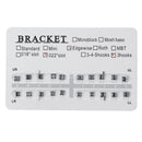 200Pcs/10Packs Mini Metal Dental Orthodontic Brackets 3 Hooks 022" Slot Edgewise Tools