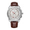 YAZOLE 444 Texture Three Small Dial 24h Display Week Display Men Fashion Quartz Watch