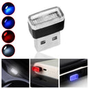 Mini USB LED Car Interior Floor Decoration Light Atmosphere Lamp Blue/Purple/Red/White