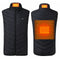 5V USB Electric Vest Heated Jacket Thermal Warm Neck + Back Pad Winter Body Warmer Cloth