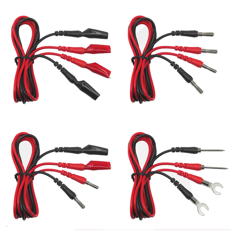 Cleqee P1500 Test Leads Kit Cable Alligator Multifunction Digital Probe Silicone Test Tool Clip