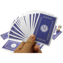 Portable Mah Jong 144 Paper MahJong Chinese Playing Cards Game Travel Set With Dice