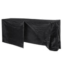 250X65X110CM Waterproof 600D Zippered Firewood Cover Wood Log Rack Outdoor Cover