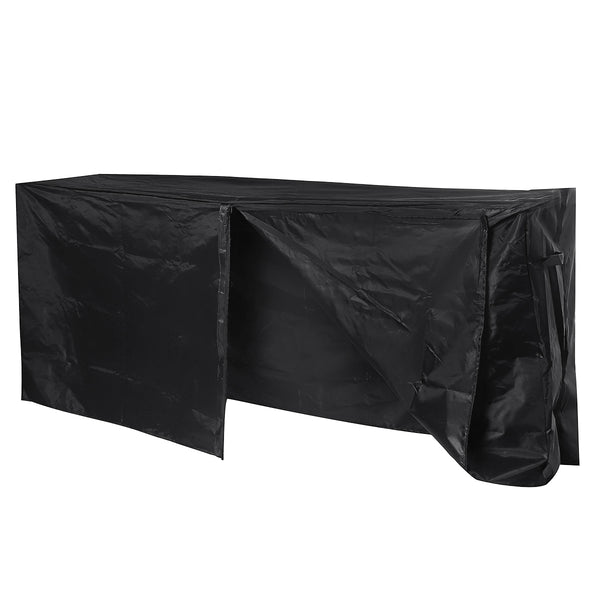 250X65X110CM Waterproof 600D Zippered Firewood Cover Wood Log Rack Outdoor Cover