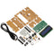 LCD 1602 DC 5V DIY Electronic Clock Kit Temperature Alarm Function With Acrylic Shell
