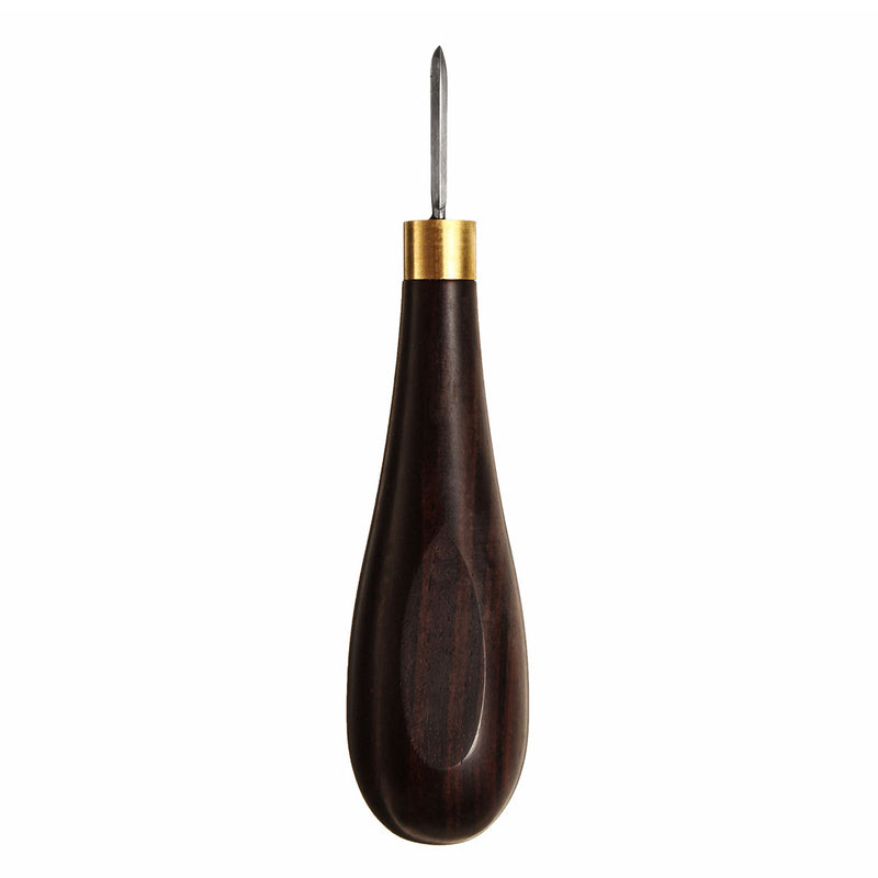 WUTA Leather Craft Tool Diamond Stitching Awl Ebony Blackwood Handle Leather Craft Sewing Awl Kit