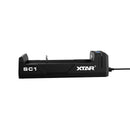 XTAR SC1 Single Slot LED Indicator USB 20700 18650 Battery Charger & USB Output Power Bank