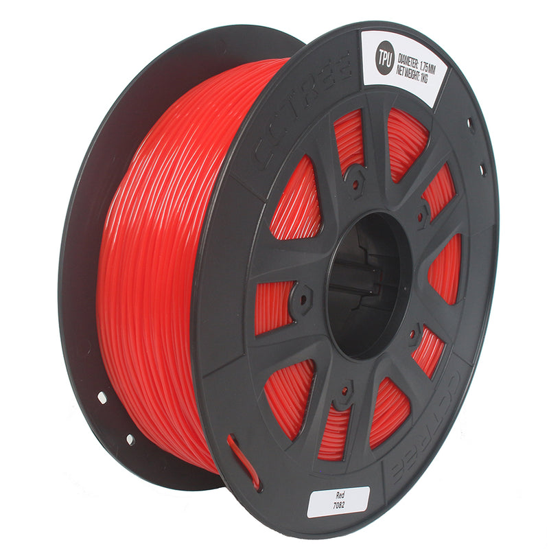 CCTREE Black/White/Red/Transparent/Yellow 1.75mm 1Kg/Roll TPU Filament for 3D Printer Reprap