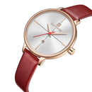 NAVIFORCE 5006 Rose Gold Case Elegant Design Women Wrist Watch Date Display Quartz Watch